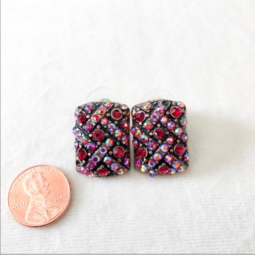 no brand | jeweled earring stud posts